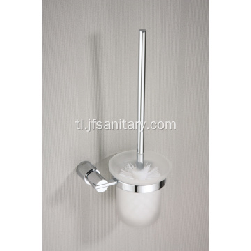 Durable toilet brush at holder para sa banyo